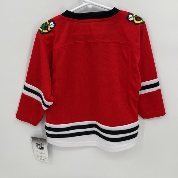Blackhawks Toddler Hawks Jersey Replica Blank NHL 2t 3T 4t NEW - Picture 7 of 8